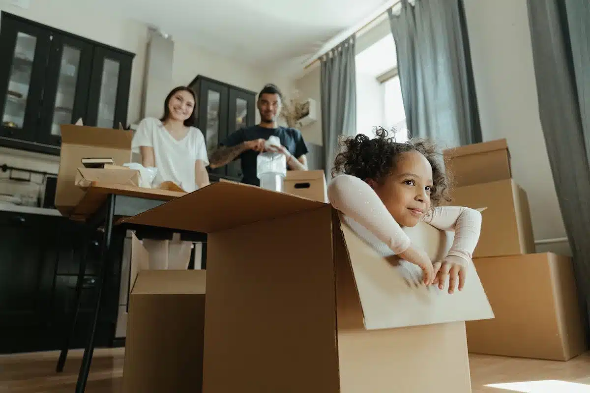 déménagement  enfants